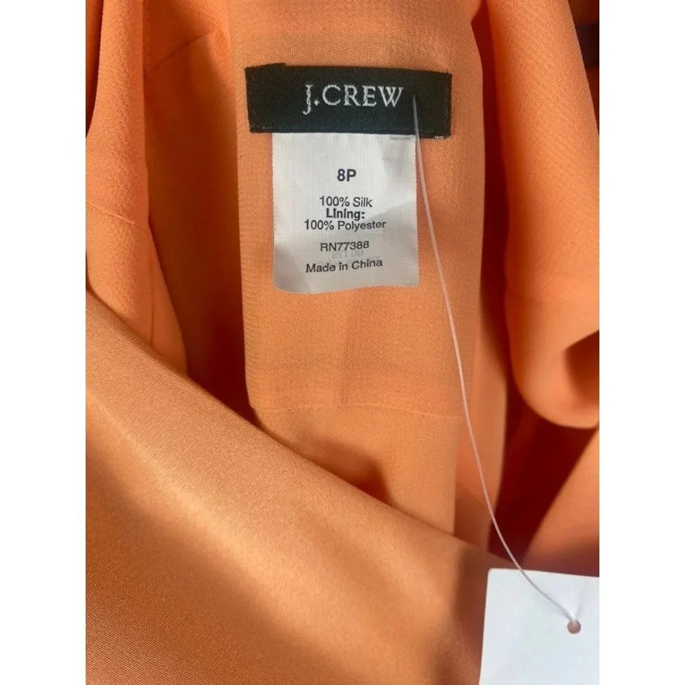 J. Crew Peach Dress 8P